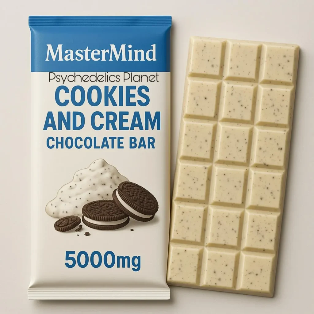 Buy MasterMind Cookies And Cream Chocolate Bar 5000mg UK